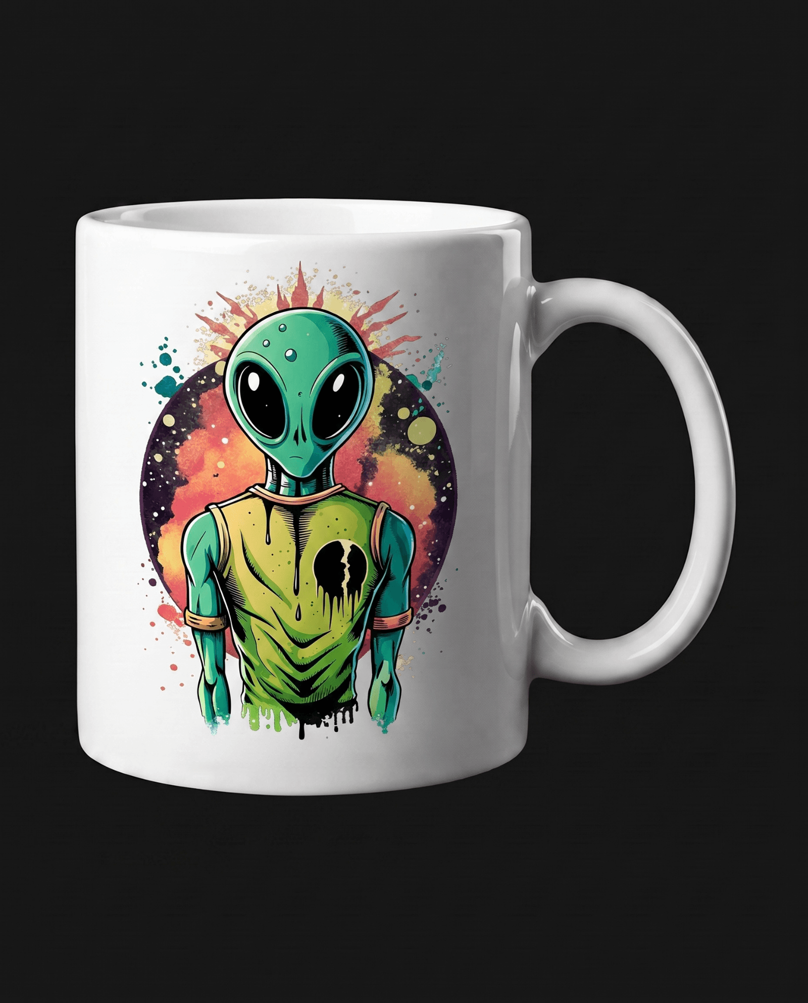 Hrnek alien Entit — Hrnek s UFO designem | DOPESTORE