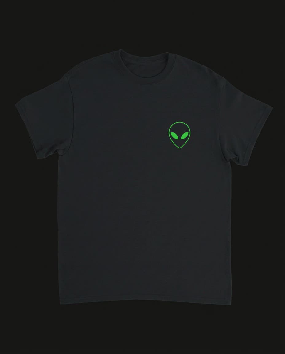 Alien head 2 — Triko s UFO designem | DOPESTORE