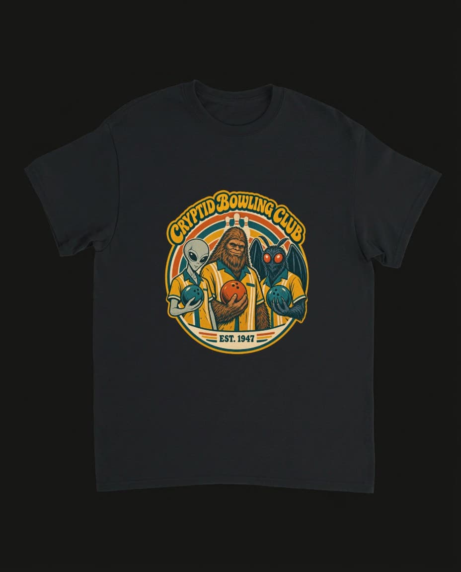 Cryptid Bowling Club — Triko s UFO designem | DOPESTORE