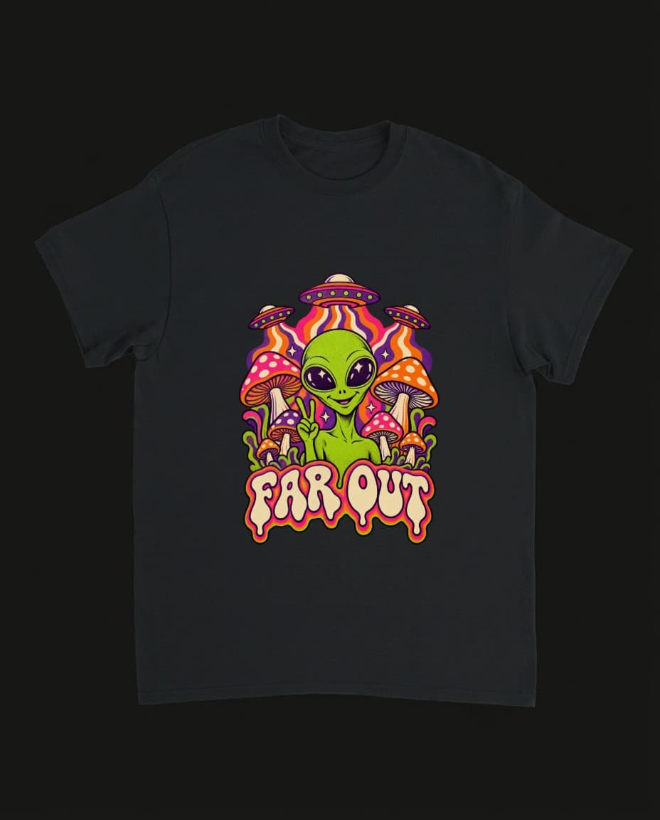 Far Out — Triko s UFO designem | DOPESTORE