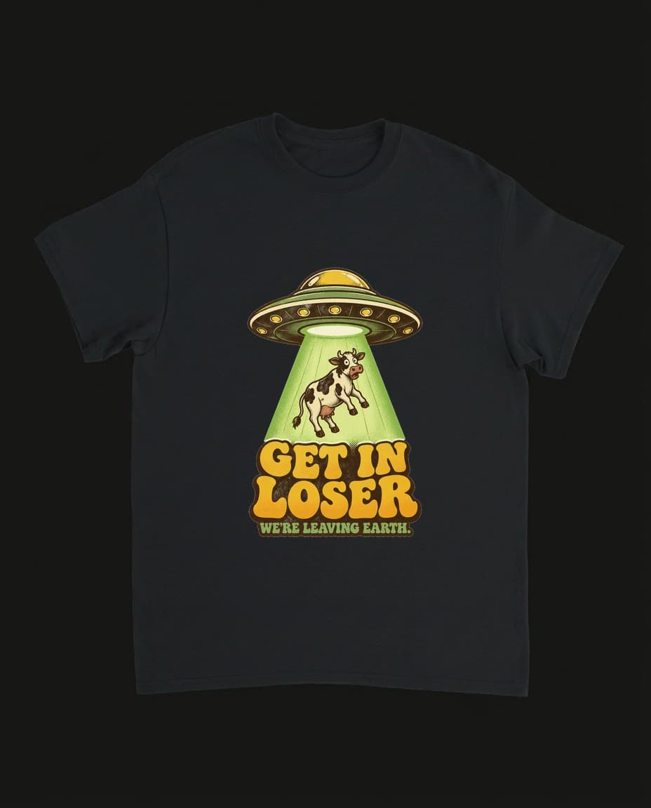 Get In Loser — Triko s UFO designem | DOPESTORE
