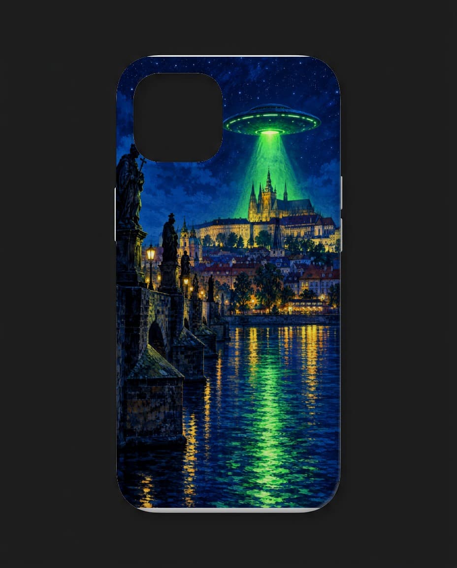 Kryt Praha UFO — Kryt na telefon s UFO designem | DOPESTORE