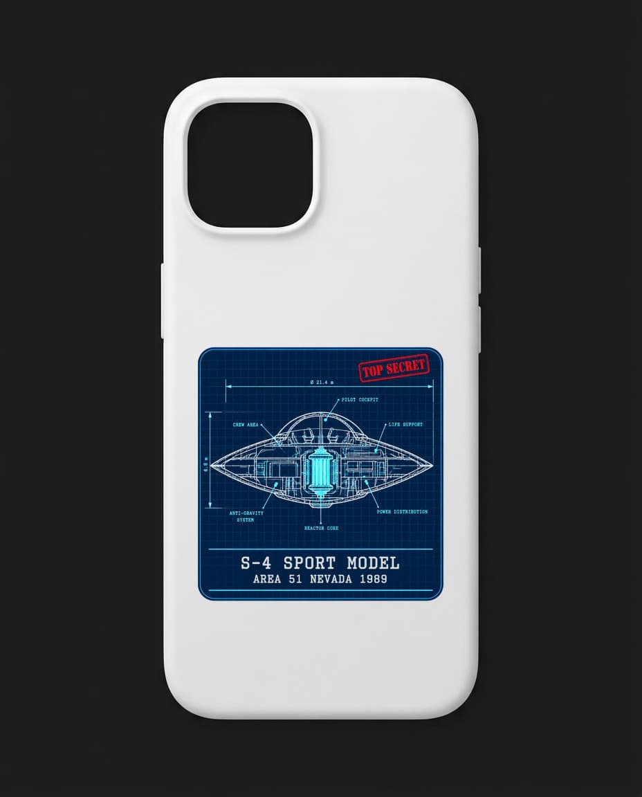 Kryt S-4 Sport Model — Kryt na telefon s UFO designem | DOPESTORE