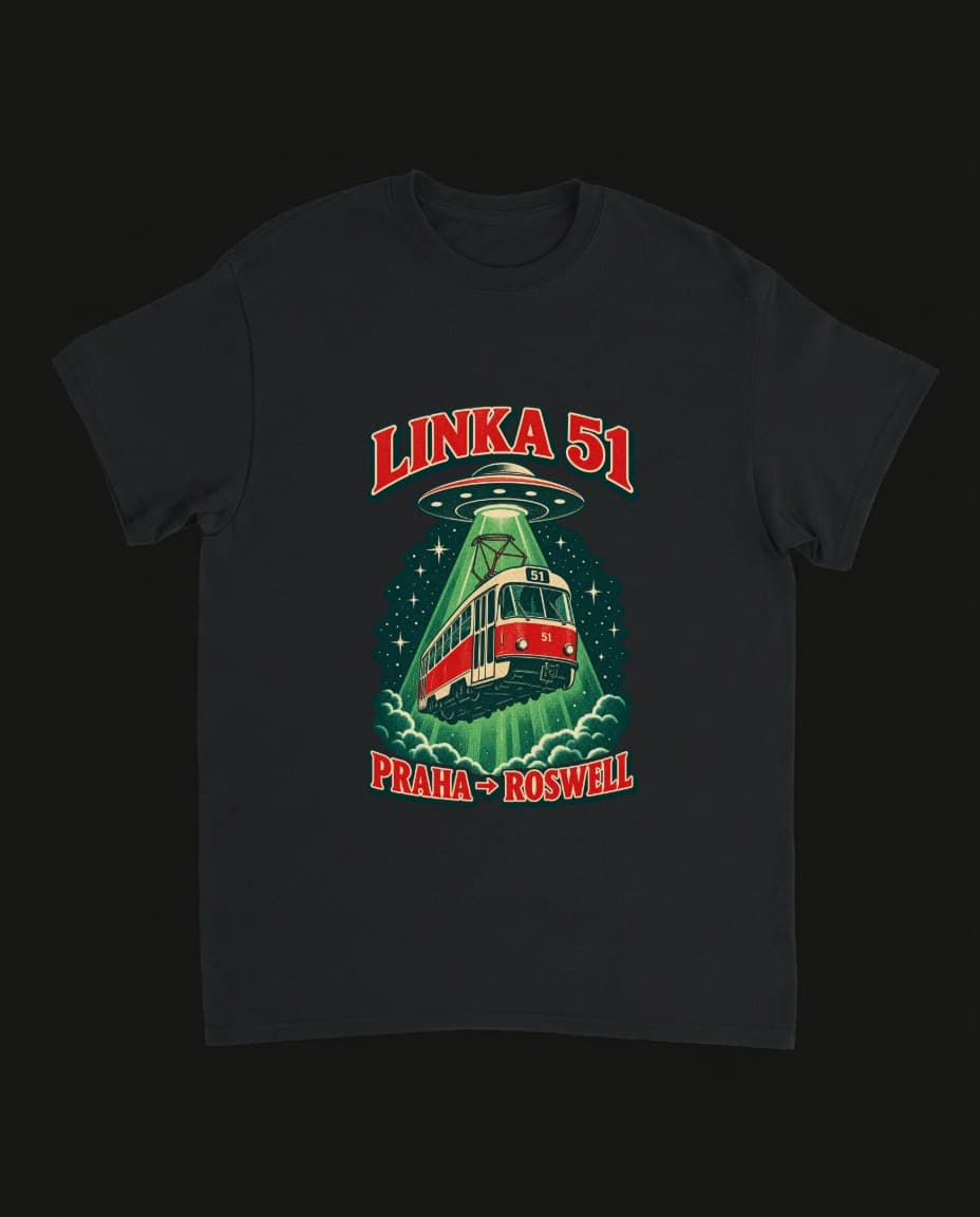 Linka 51 — Triko s UFO designem | DOPESTORE