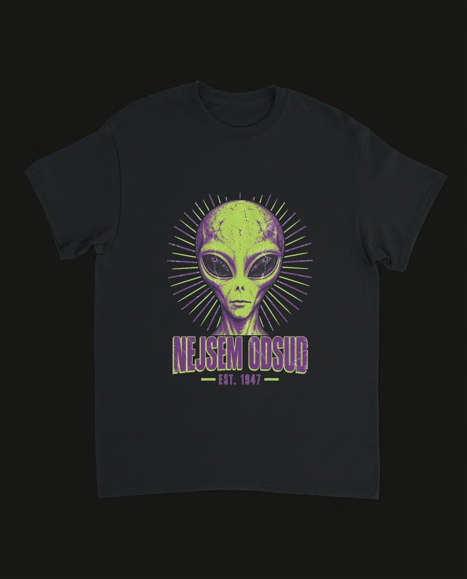 Nejsem odsud — Triko s UFO designem | DOPESTORE