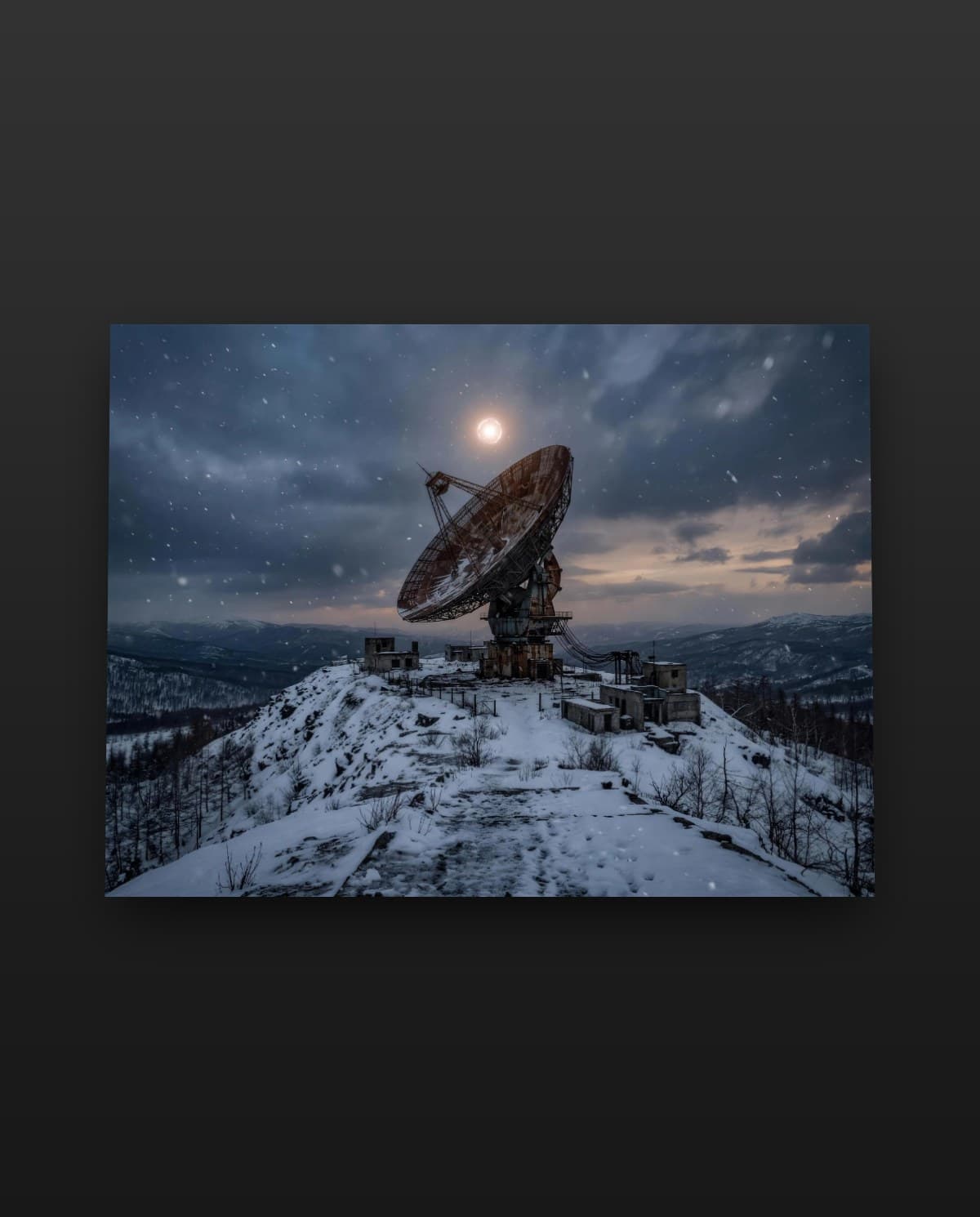 Stanice Sever — Obraz s UFO designem | DOPESTORE