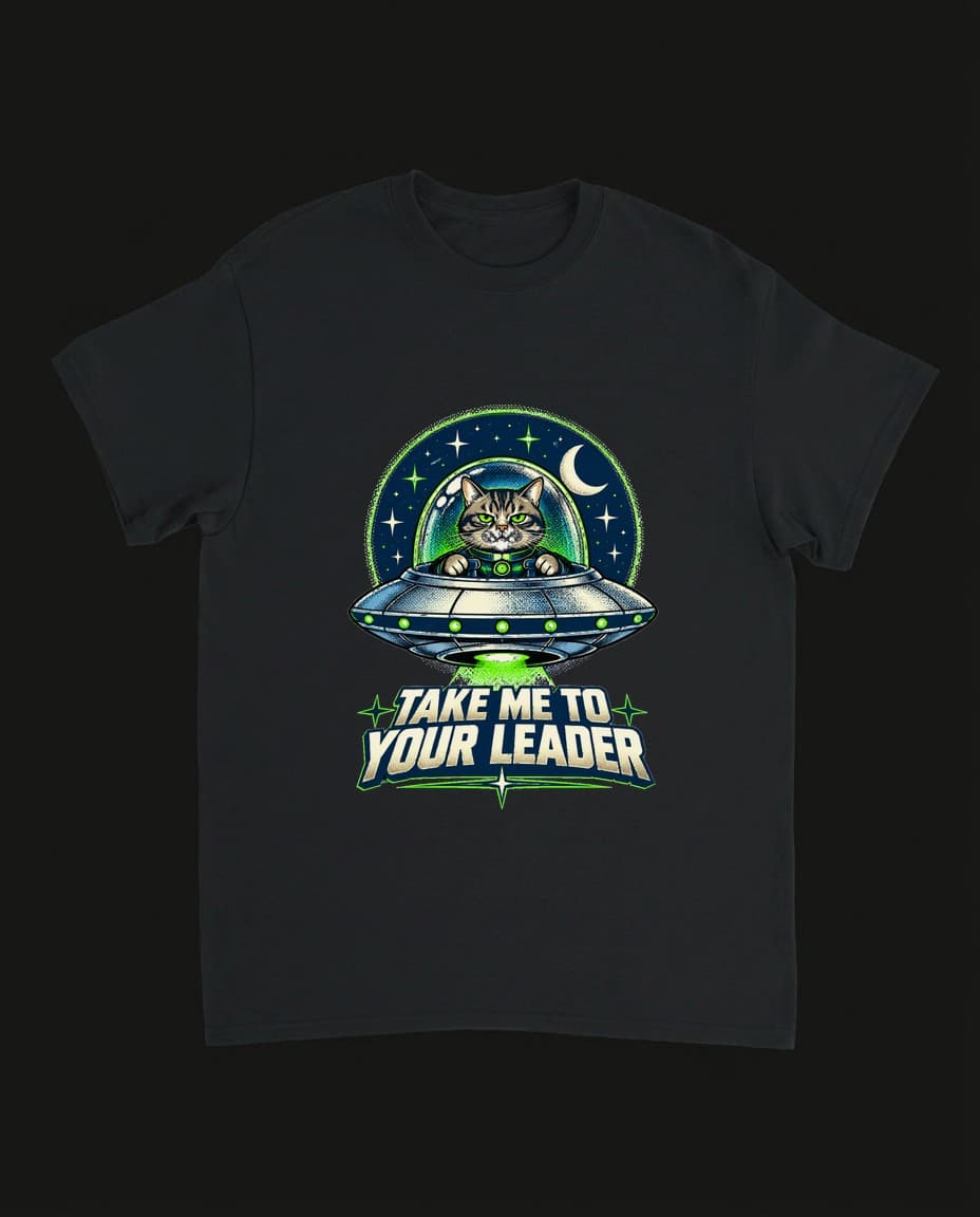 Take Me To Your Leader — Triko s UFO designem | DOPESTORE
