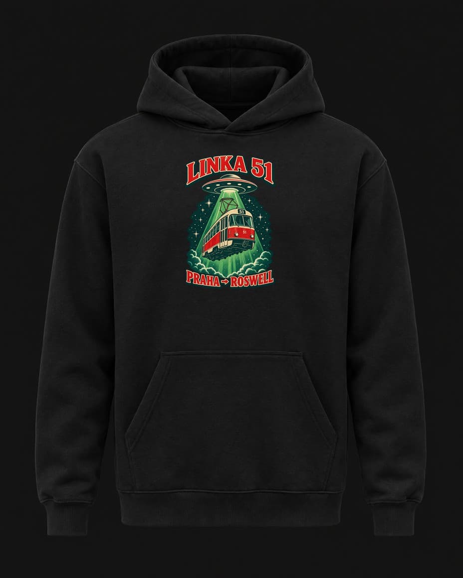 Mikina Linka 51 — Mikina s UFO designem | DOPESTORE