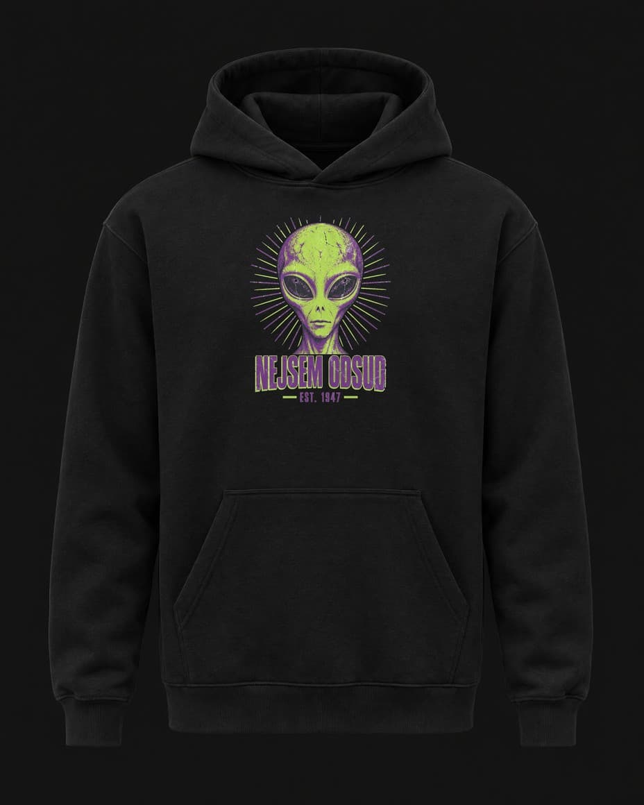Mikina Nejsem odsud — Mikina s UFO designem | DOPESTORE