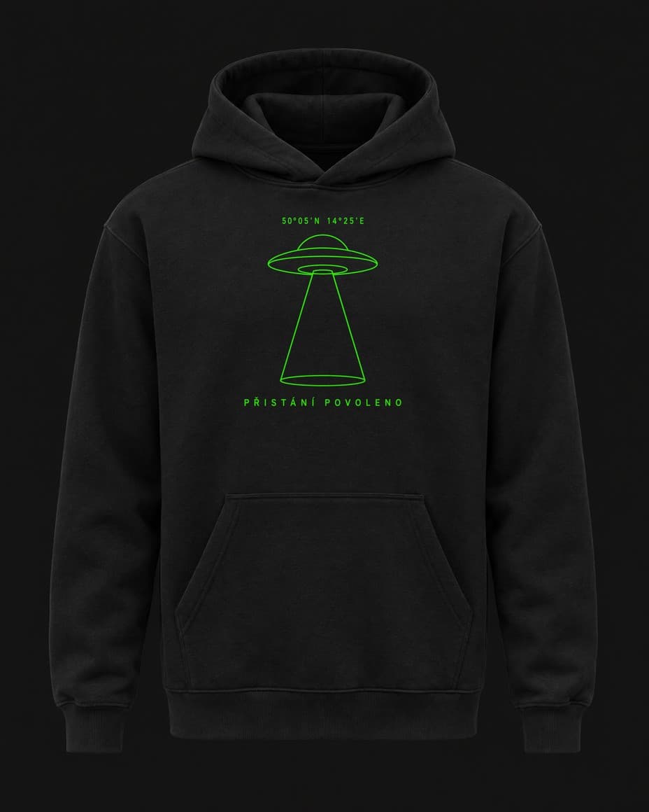 Mikina Přistání povoleno — Mikina s UFO designem | DOPESTORE