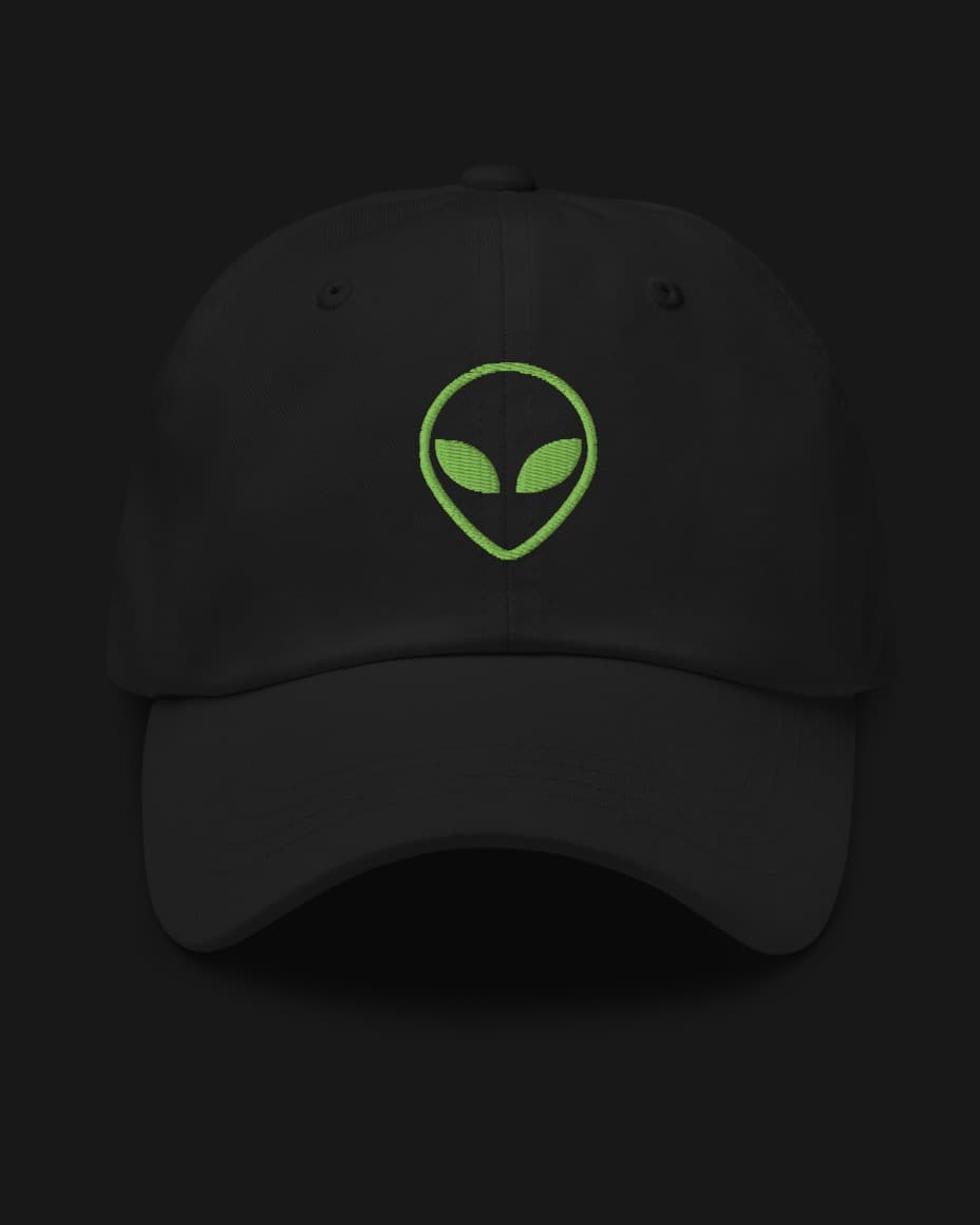 Vyšívaná kšiltovka Alien — Kšiltovka s UFO designem | DOPESTORE